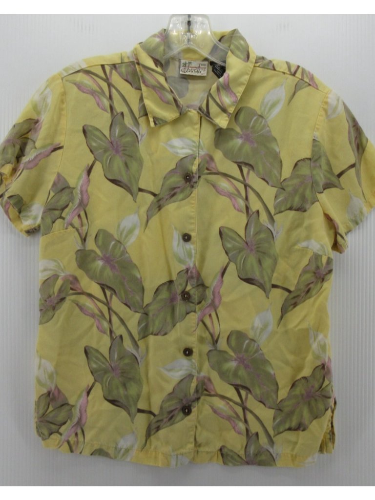 Vtg Patagonia Pataloha Top 6 Hawaiian Shirt Loop Collar Limited Edition *